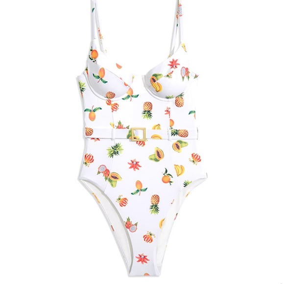 WeWoreWhat Other - WeWoreWhat Danielle Fruit OnePiece Small NWT